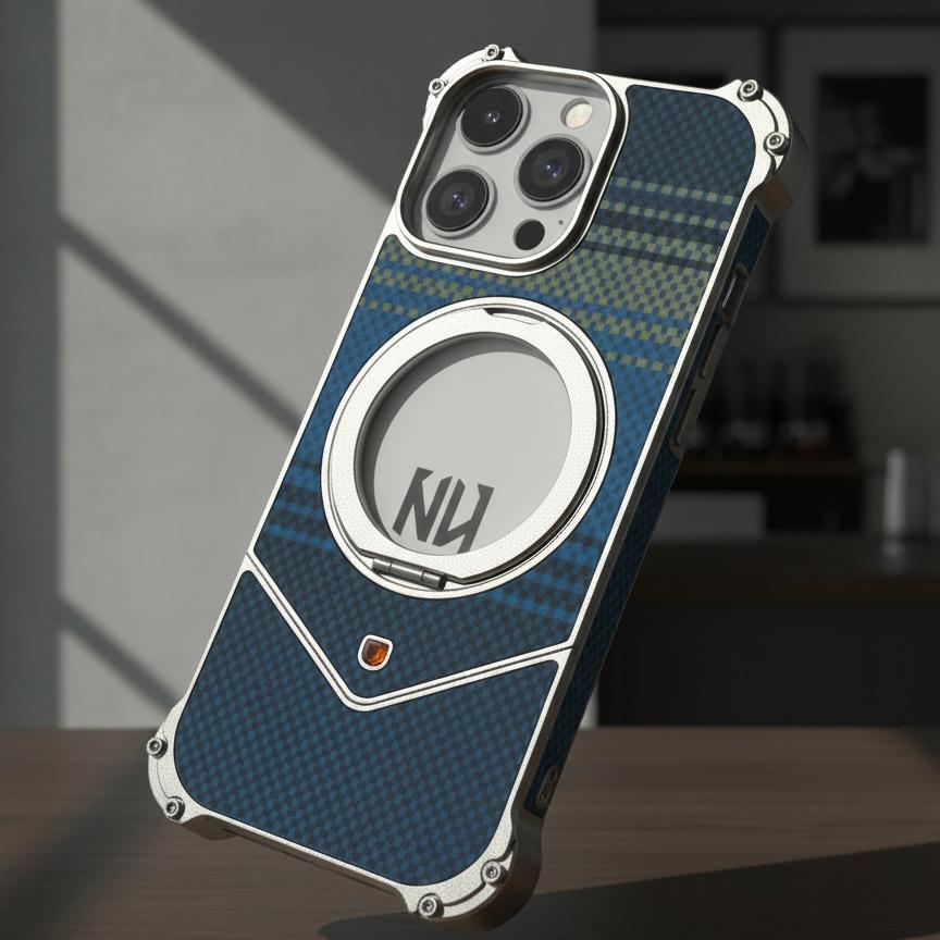 Stealth Shield Magnetic Kickstand Case - Carbon Fiber Edition - Elite Phones