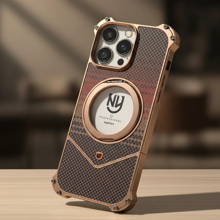 Stealth Shield Magnetic Kickstand Case - Carbon Fiber Edition - Elite Phones