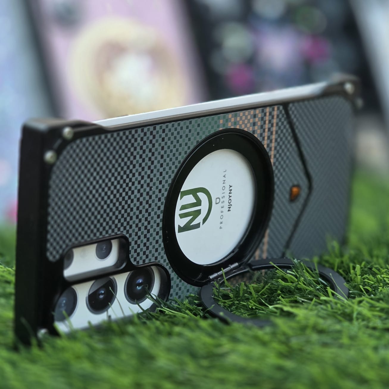 Stealth Shield Magnetic Kickstand Case - Carbon Fiber Edition - Elite Phones