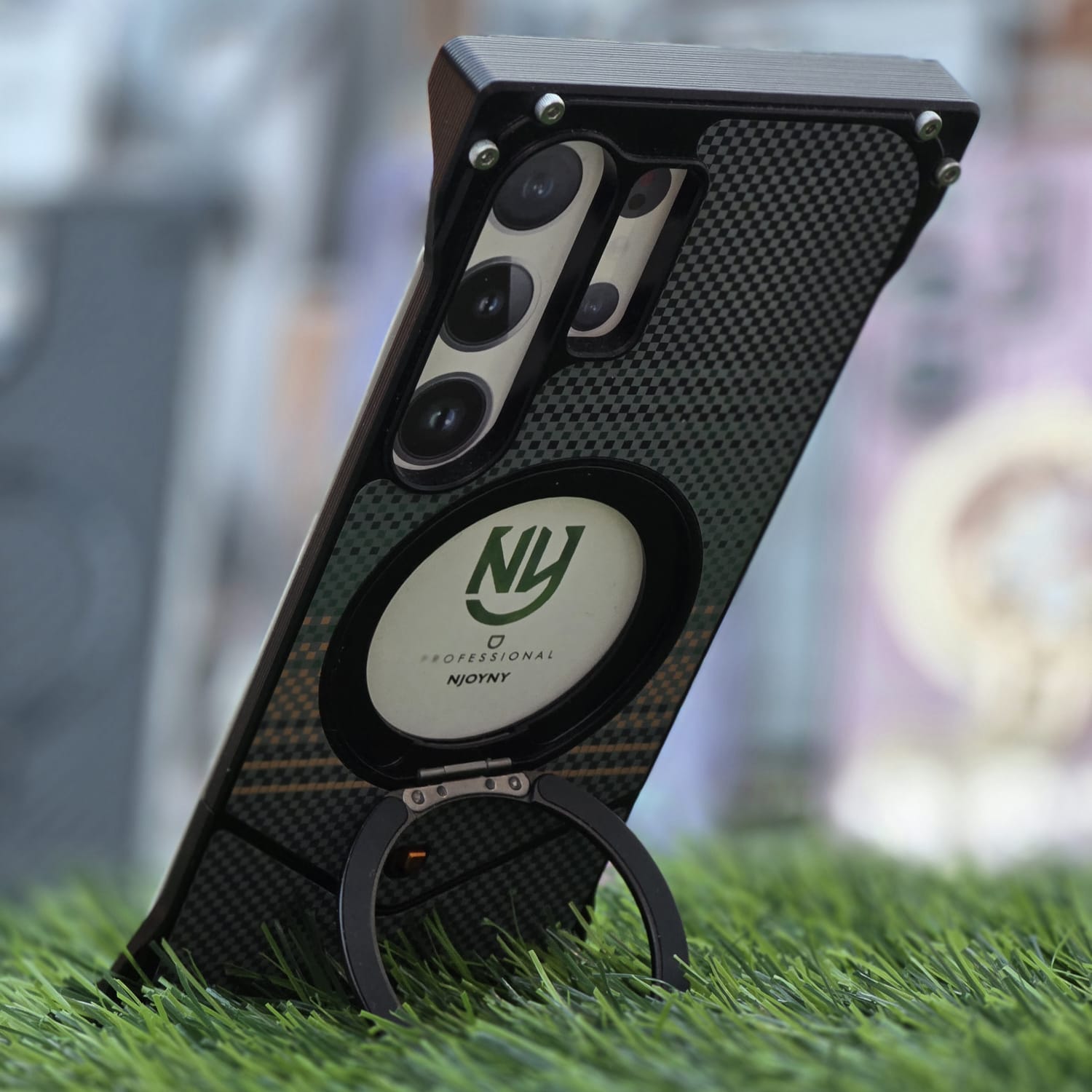 Stealth Shield Magnetic Kickstand Case - Carbon Fiber Edition - Elite Phones