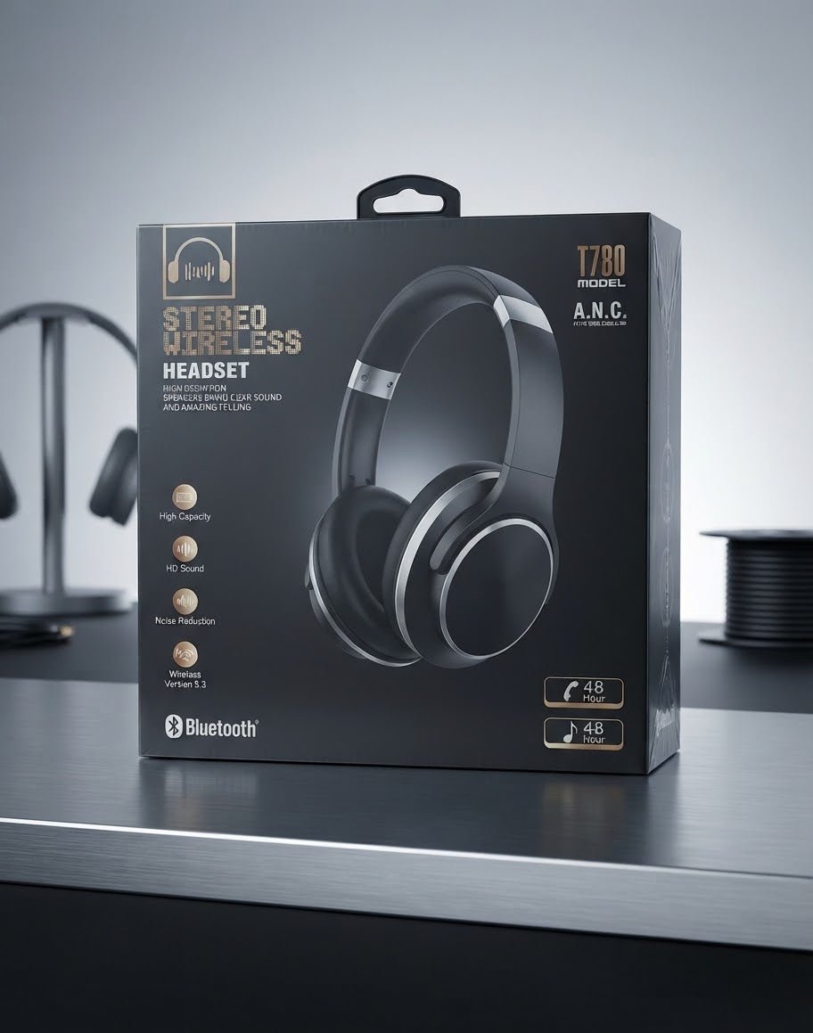 Stereo Wireless Headset / Headphones T 780 - Elite Phones