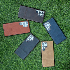 Stitched Premium Leather Cover - Elite Phones