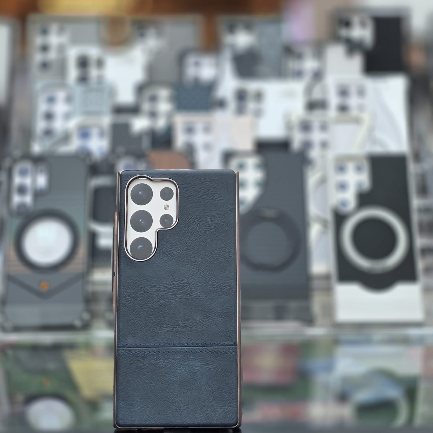 Stitched Premium Leather Cover - Elite Phones