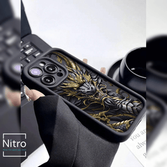 Stylish Thickened Anti - Fall Dragon Printed Mobile Phone Protective Case - Elite Phones