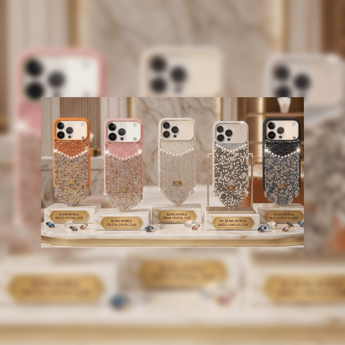Super Fancy Ladies Case With Studs - Elite Phones