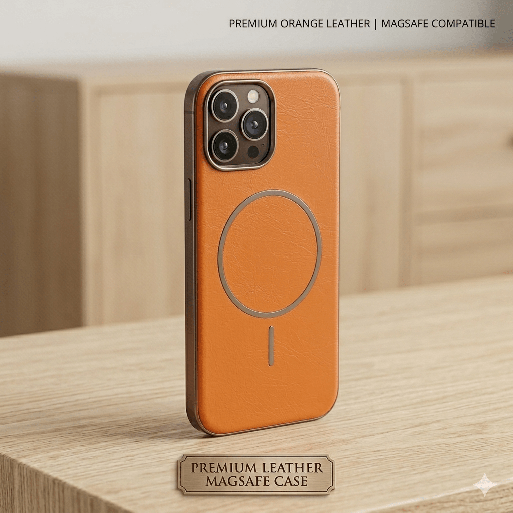 The Heritage Series: Premium MagSafe Leather Case - Elite Phones