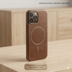 The Heritage Series: Premium MagSafe Leather Case - Elite Phones