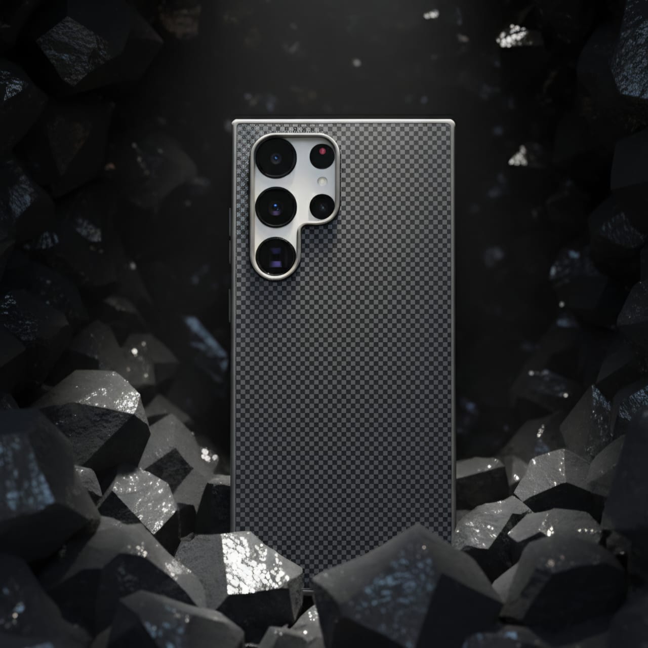 The Modern Minimalist Carbon GRid Elite Slim Magsafe Case - Elite Phones