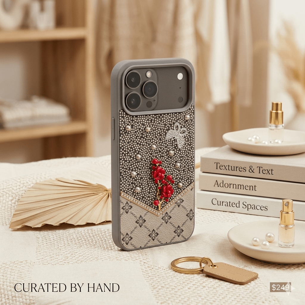 The Pearl Blossom & Monarch Monogram Edition - Elite Phones