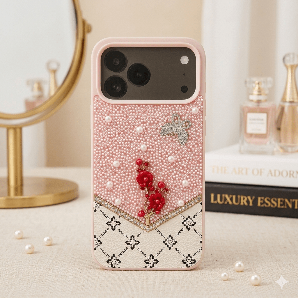 The Pearl Blossom & Monarch Monogram Edition - Elite Phones