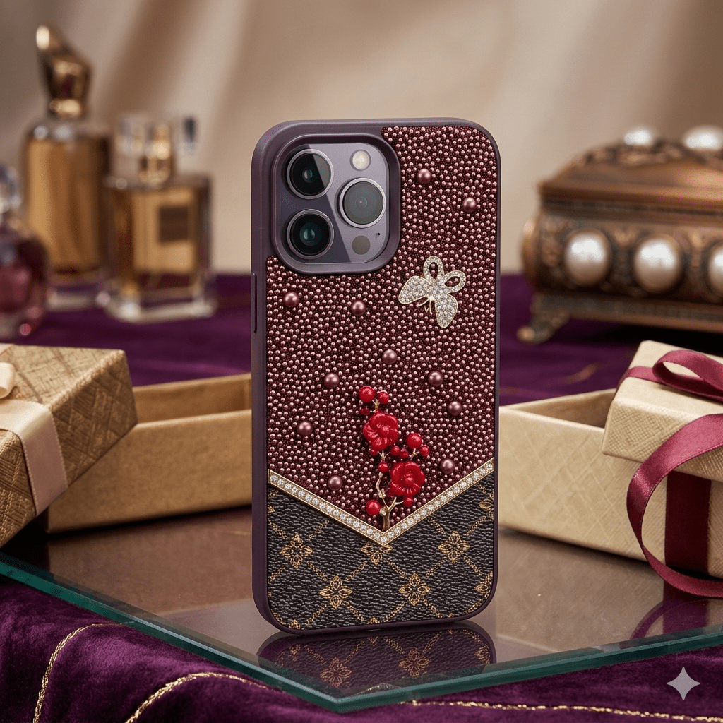 The Pearl Blossom & Monarch Monogram Edition - Elite Phones