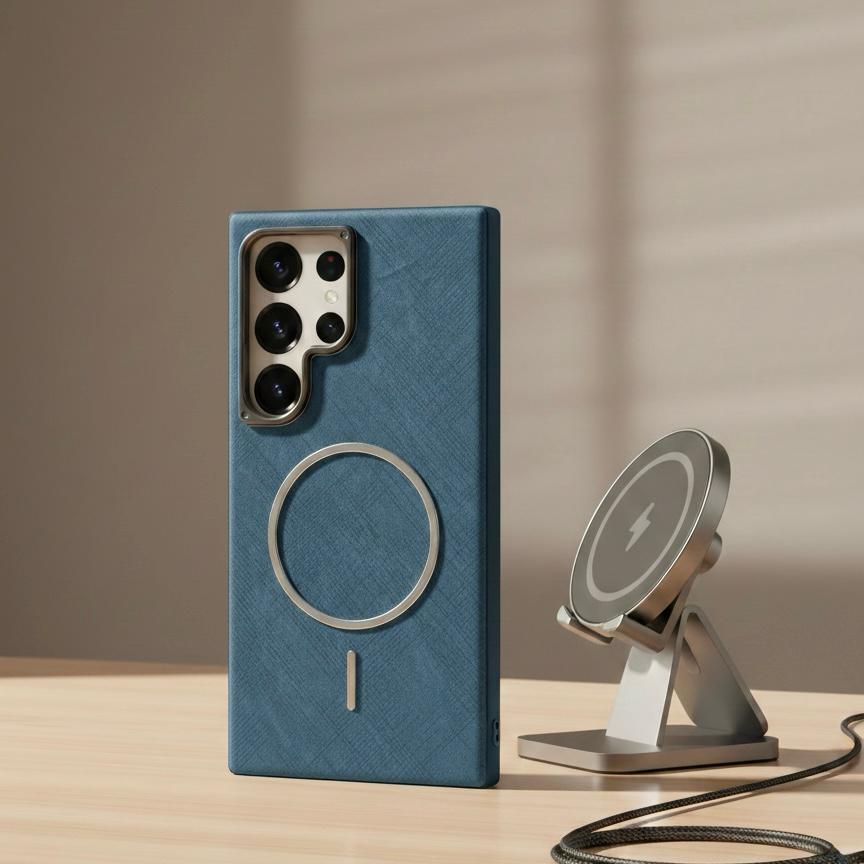 Titanium Fiber Texture MagSafe Case - Elite Phones