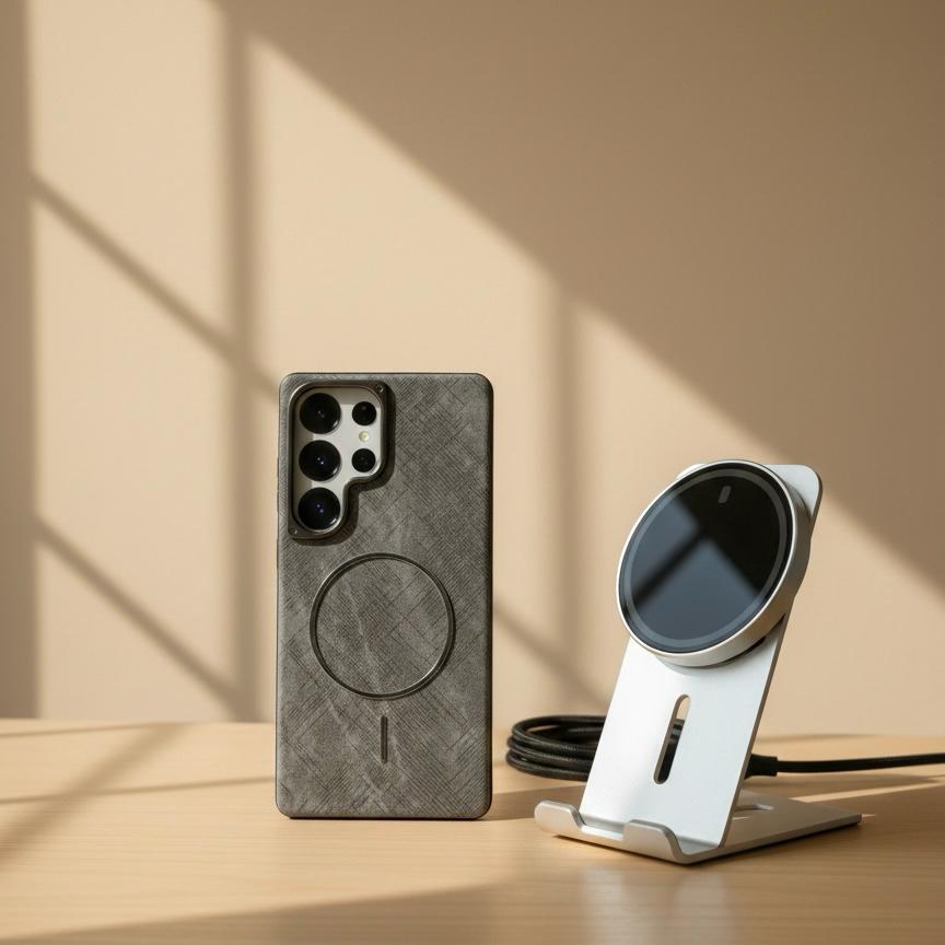 Titanium Fiber Texture MagSafe Case - Elite Phones
