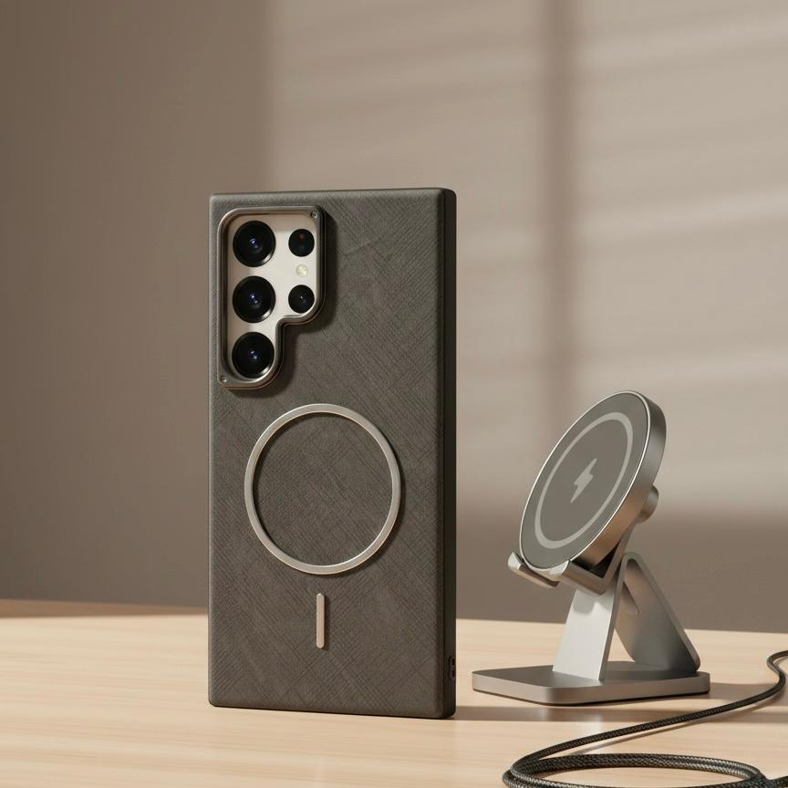 Titanium Fiber Texture MagSafe Case - Elite Phones