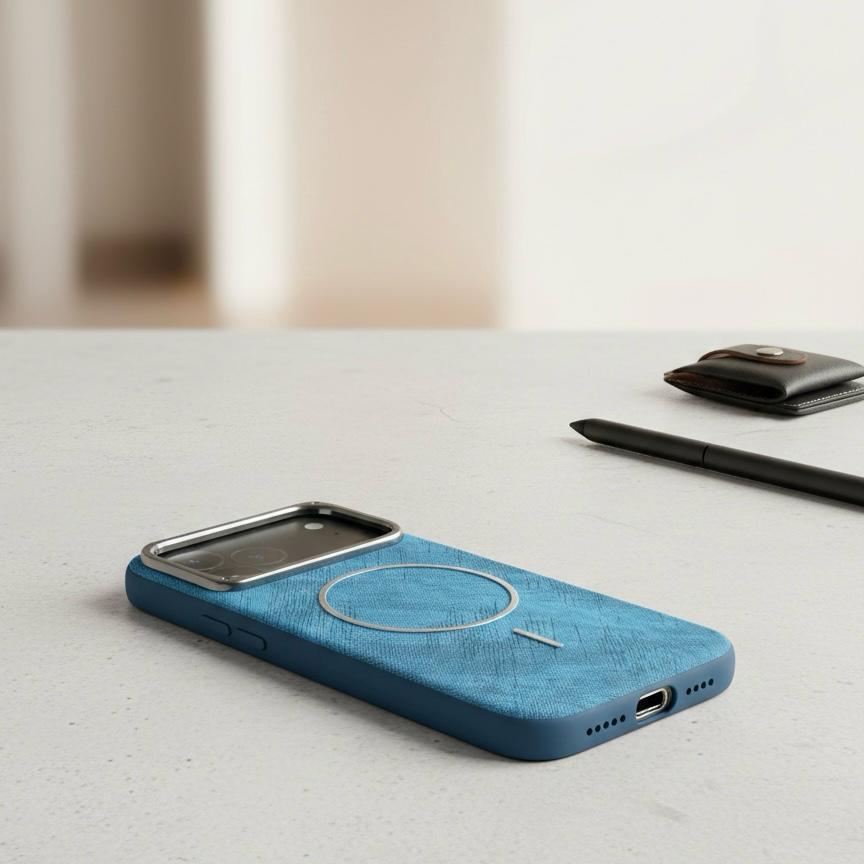 Titanium Fiber Texture MagSafe Case - Elite Phones