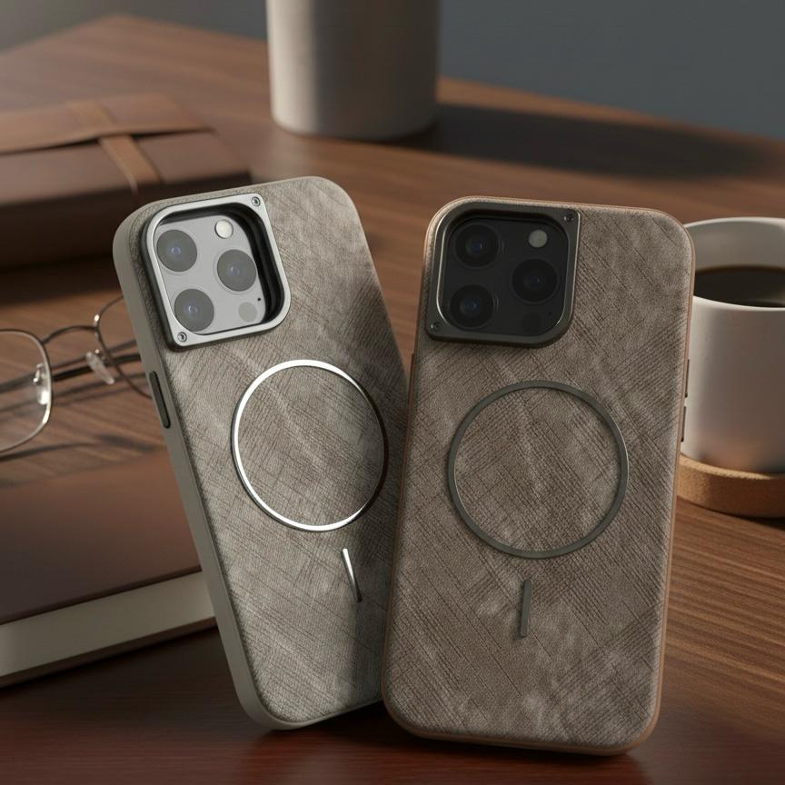 Titanium Fiber Texture MagSafe Case - Elite Phones