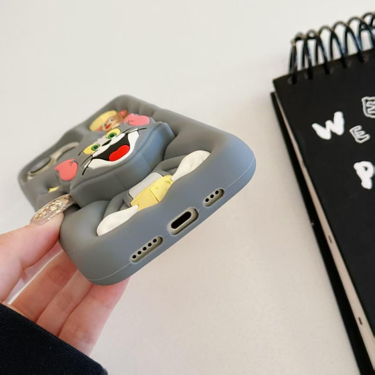 Tom & Jerry Silicon Mobile Case With Stand - Elite Phones