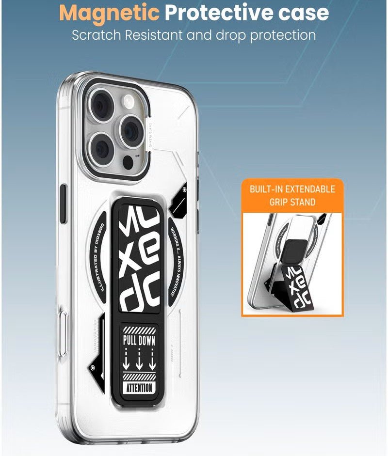 Transparent Writen Case Magesafe With Strap And Stand - Elite Phones