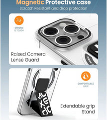 Transparent Writen Case Magesafe With Strap And Stand - Elite Phones