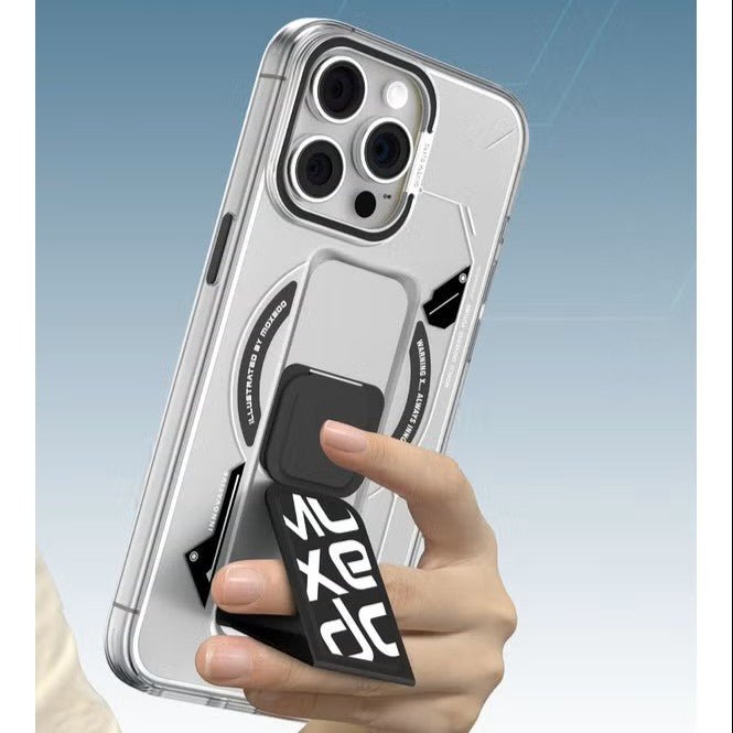 Transparent Writen Case Magesafe With Strap And Stand - Elite Phones