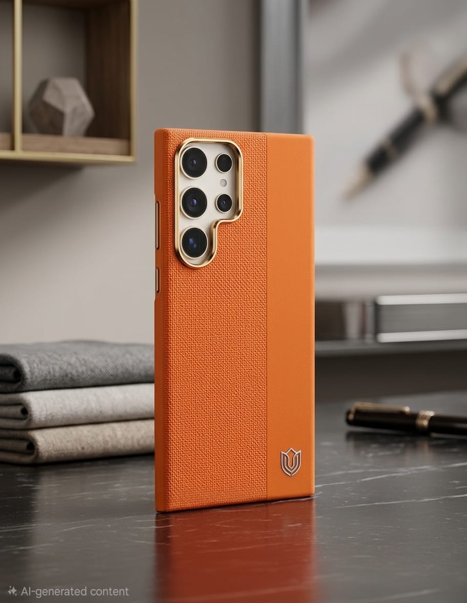 Tulip Luxury Hybrid Fabric & Leather Case - Elite Phones