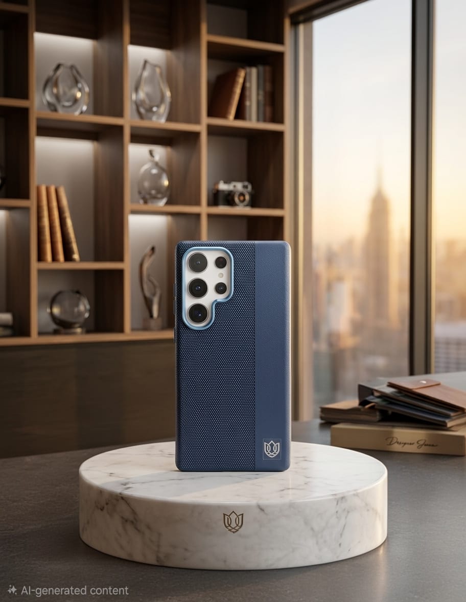 Tulip Luxury Hybrid Fabric & Leather Case - Elite Phones