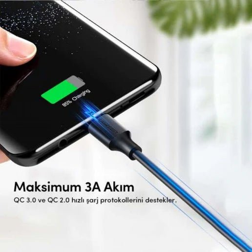 UGreen Cable 2M USB To Tybe - C 3A - Elite Phones