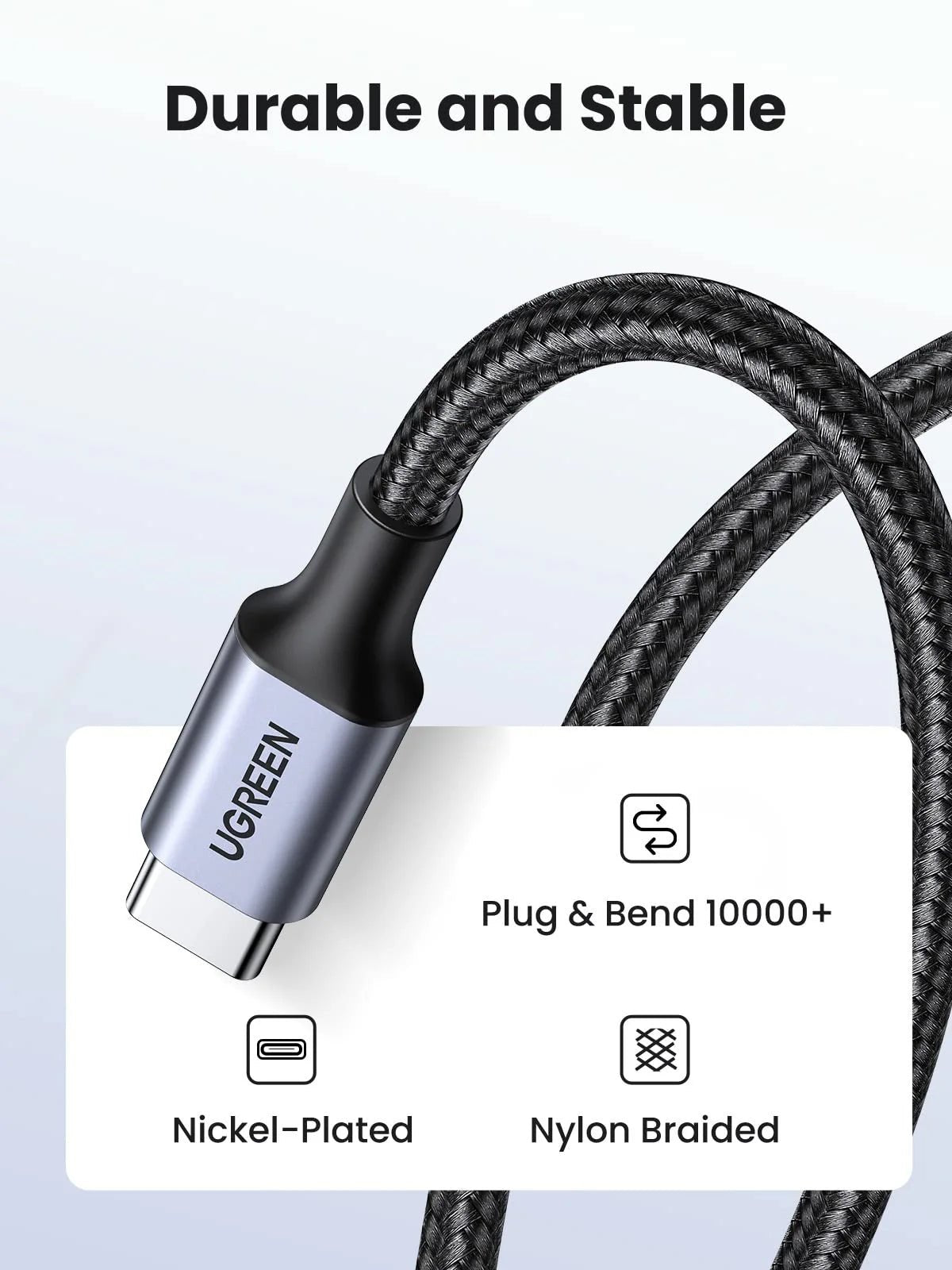 UGreen Cable 60 W type - c to Tybe - c - Elite Phones