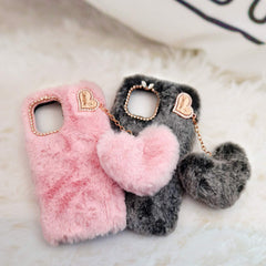 Uocorol Fur Case With Lanyard - Elite Phones