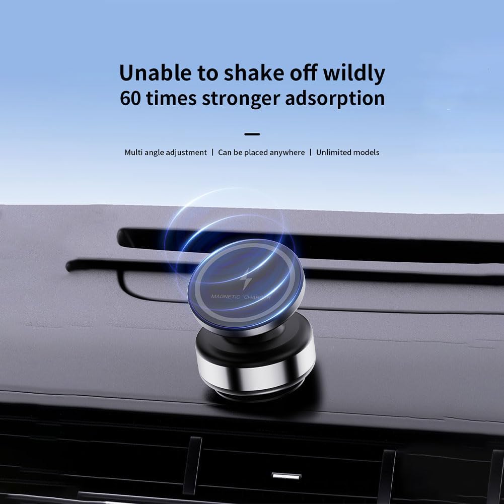 Vacuim Car Holder 360 Wireless Charger - Elite Phones