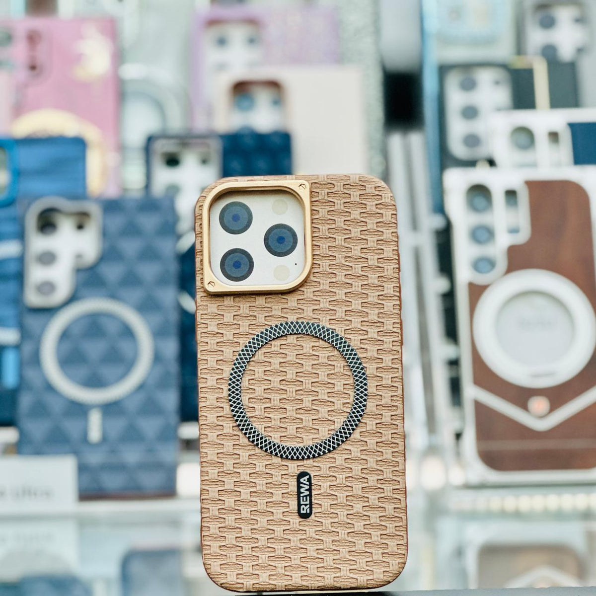 Woven texture magsafesg sheild case - Elite Phones